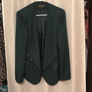 Dark green Plus blazer